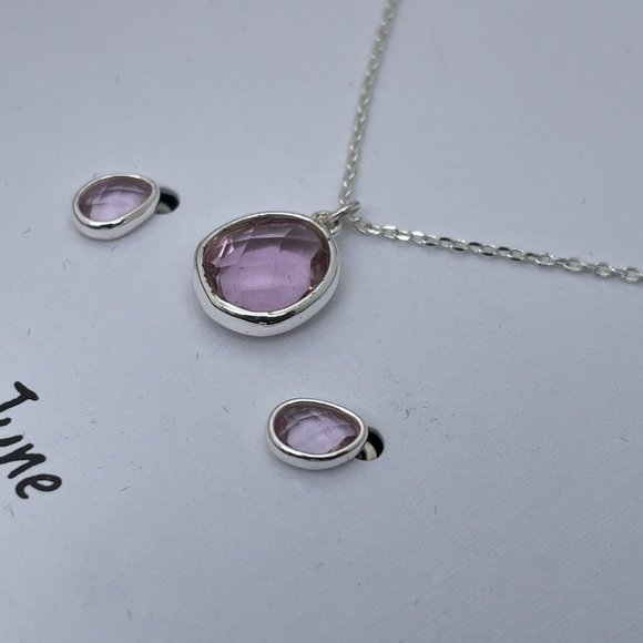 Unwritten Necklaces sterling silver .925 June SET - Picture 5 of 16
